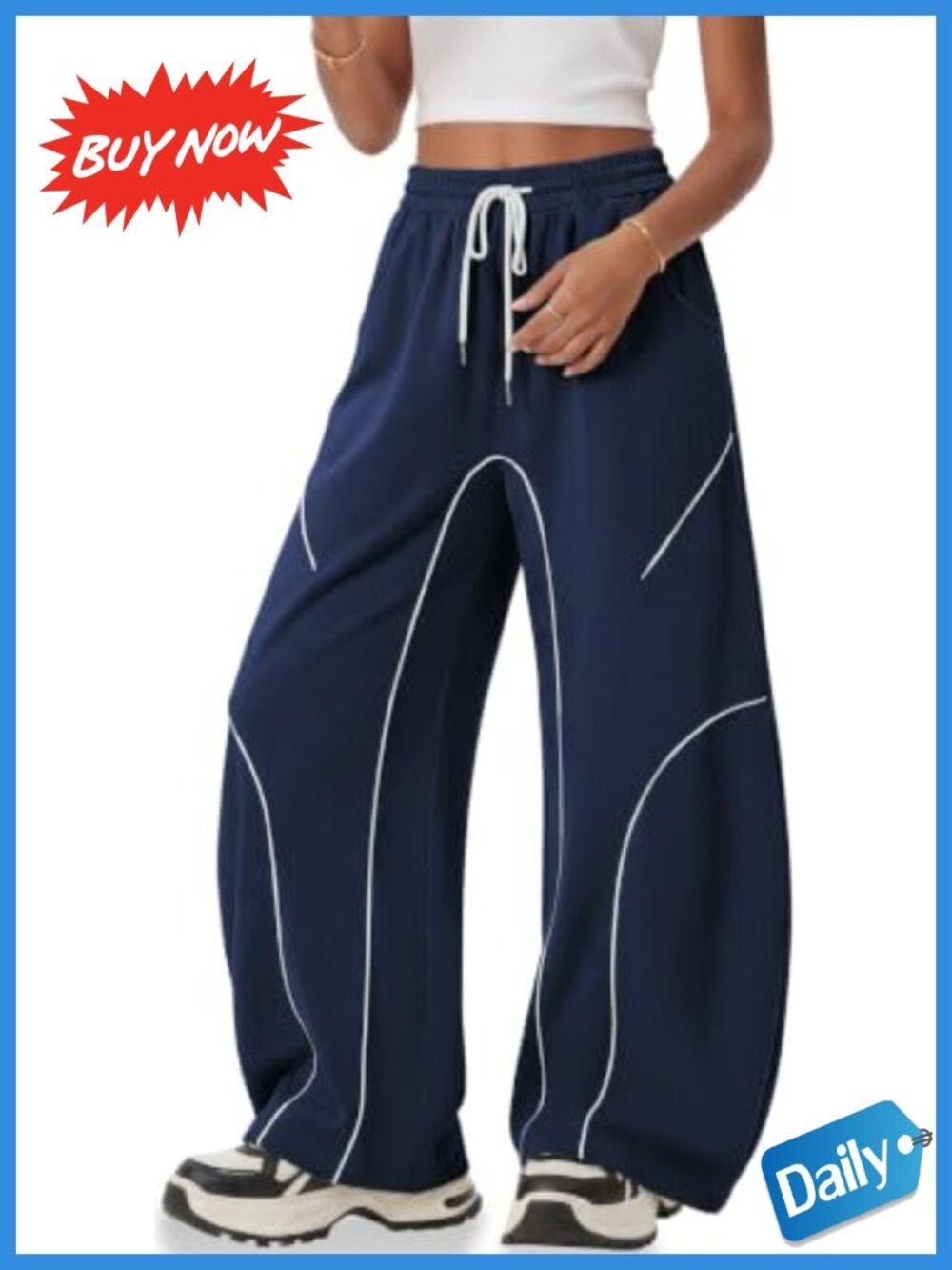 TARSE Barrel Sweatpants Wide Leg Baggy Joggers Y2K Streetwear